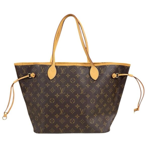 Louis Vuitton Handbags - Louis Vuitton Neverfull MM Monogram Tote Canvas Brown Neverfull Mm